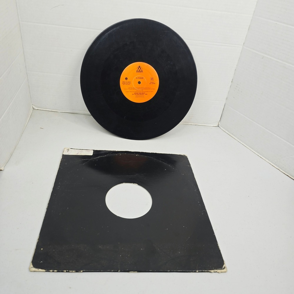 N-Phase Spend The Night Vinyl Record 12" Black Promo R. Kelly Remix